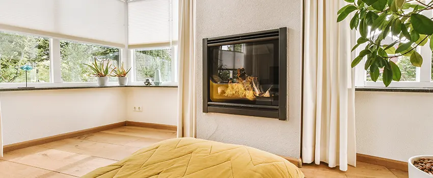 Residential Fireplace Ceramic Glass Installation in Bon Air, VA